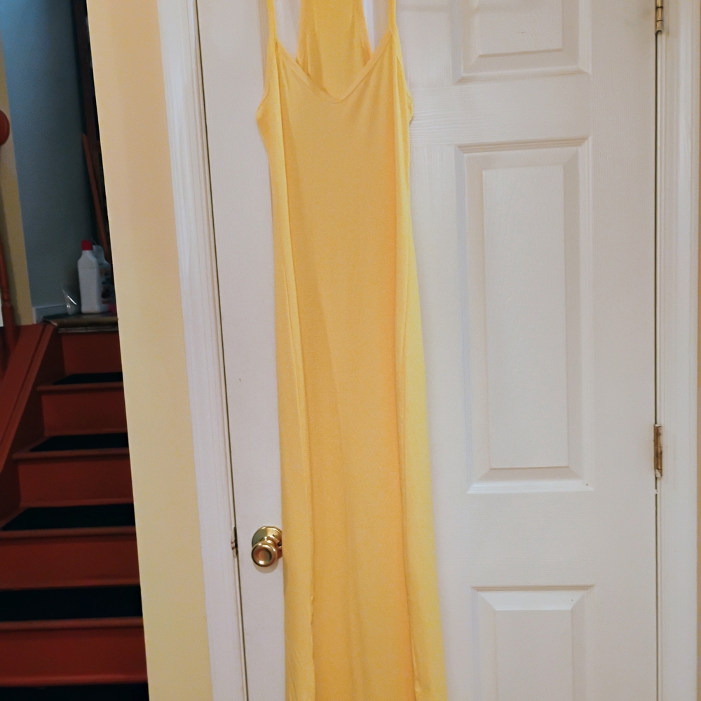 Zenana Outfitters Yellow Maxi Dress - Picture 2 of 3